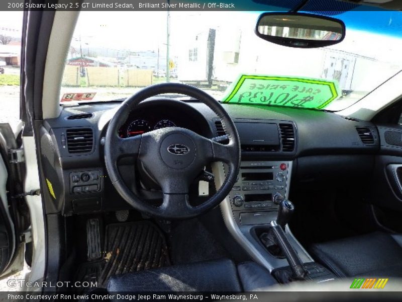 Brilliant Silver Metallic / Off-Black 2006 Subaru Legacy 2.5 GT Limited Sedan