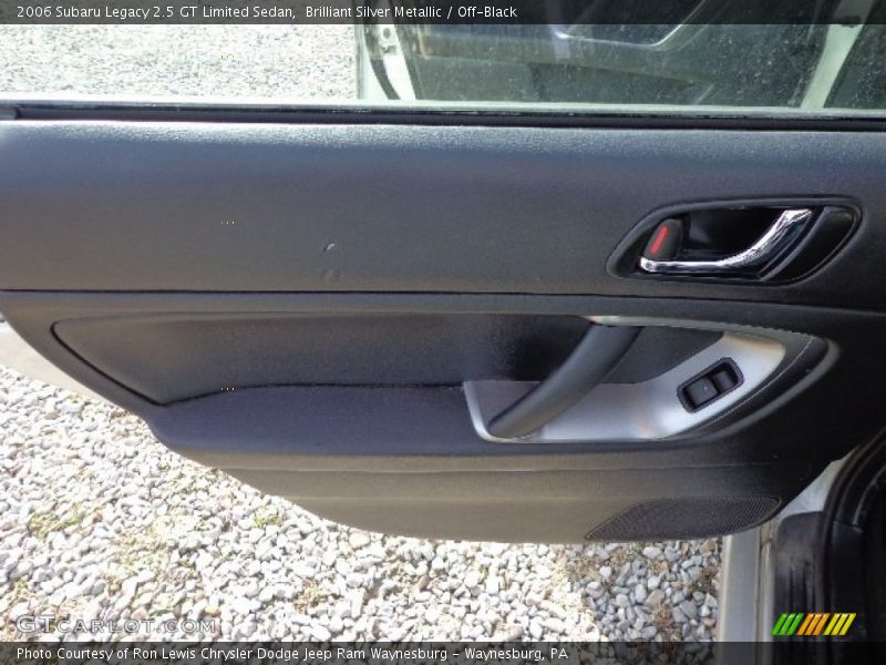 Brilliant Silver Metallic / Off-Black 2006 Subaru Legacy 2.5 GT Limited Sedan