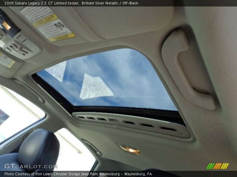 Brilliant Silver Metallic / Off-Black 2006 Subaru Legacy 2.5 GT Limited Sedan