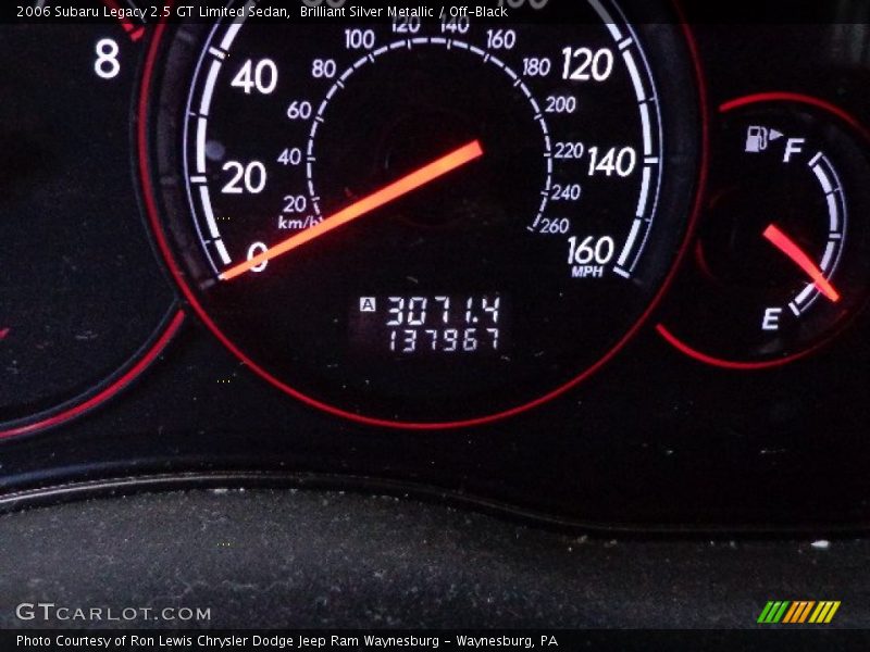 Brilliant Silver Metallic / Off-Black 2006 Subaru Legacy 2.5 GT Limited Sedan