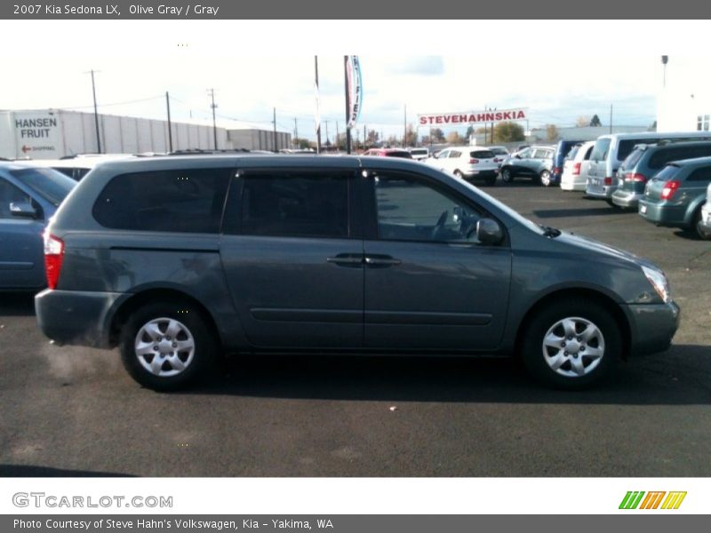 Olive Gray / Gray 2007 Kia Sedona LX