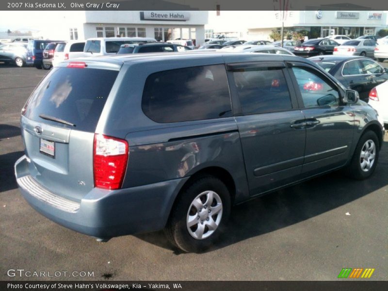 Olive Gray / Gray 2007 Kia Sedona LX