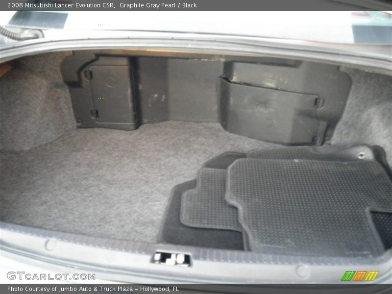 Graphite Gray Pearl / Black 2008 Mitsubishi Lancer Evolution GSR