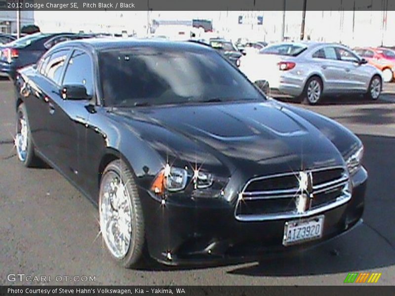 Pitch Black / Black 2012 Dodge Charger SE