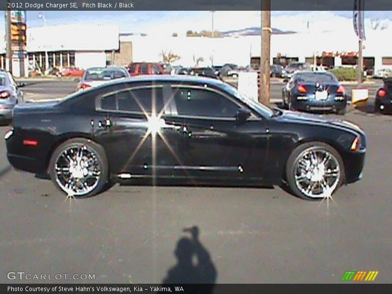Pitch Black / Black 2012 Dodge Charger SE