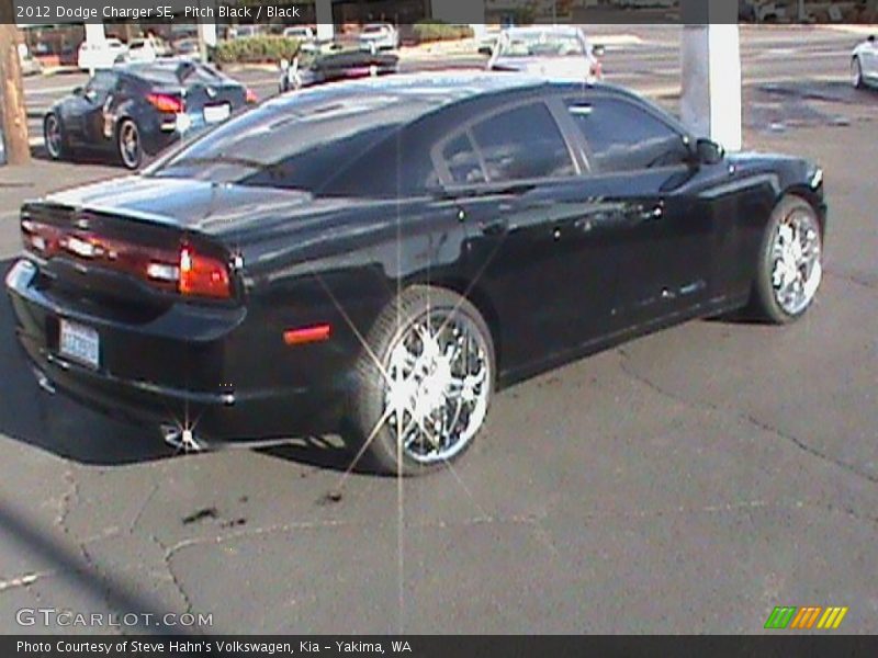 Pitch Black / Black 2012 Dodge Charger SE