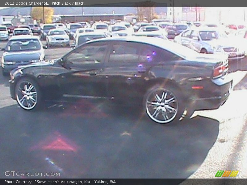 Pitch Black / Black 2012 Dodge Charger SE