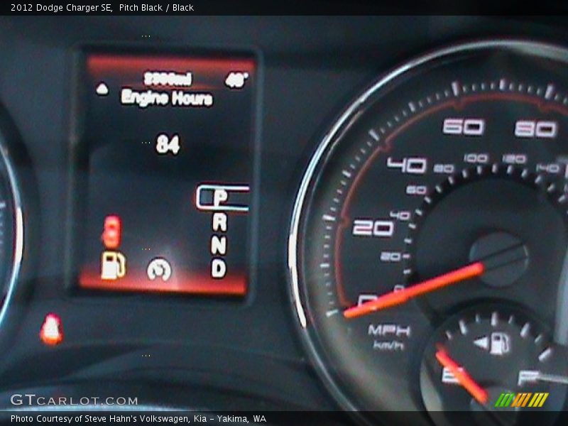 Pitch Black / Black 2012 Dodge Charger SE