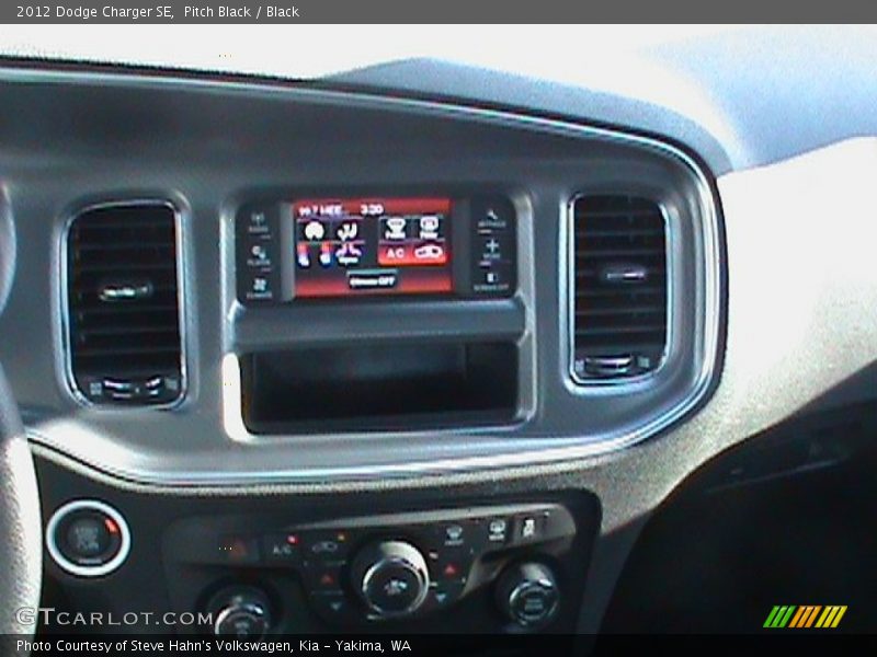 Pitch Black / Black 2012 Dodge Charger SE