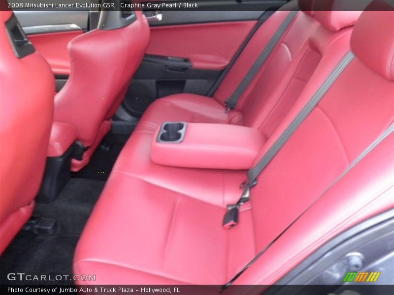 Graphite Gray Pearl / Black 2008 Mitsubishi Lancer Evolution GSR