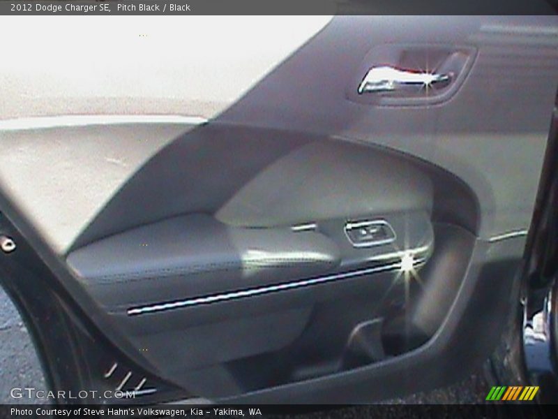Pitch Black / Black 2012 Dodge Charger SE