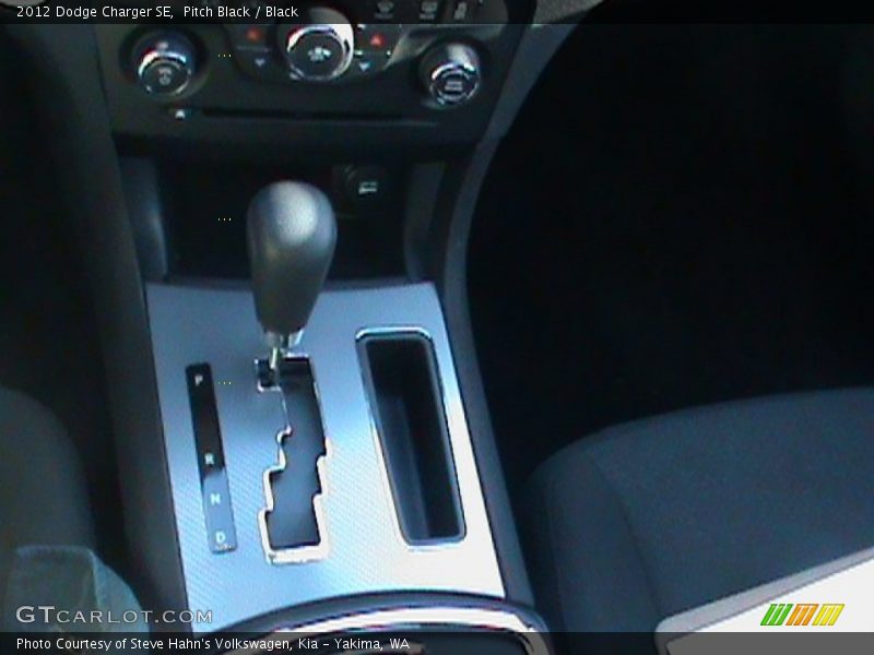 Pitch Black / Black 2012 Dodge Charger SE