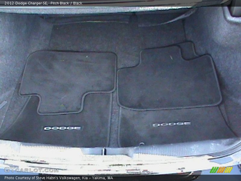 Pitch Black / Black 2012 Dodge Charger SE