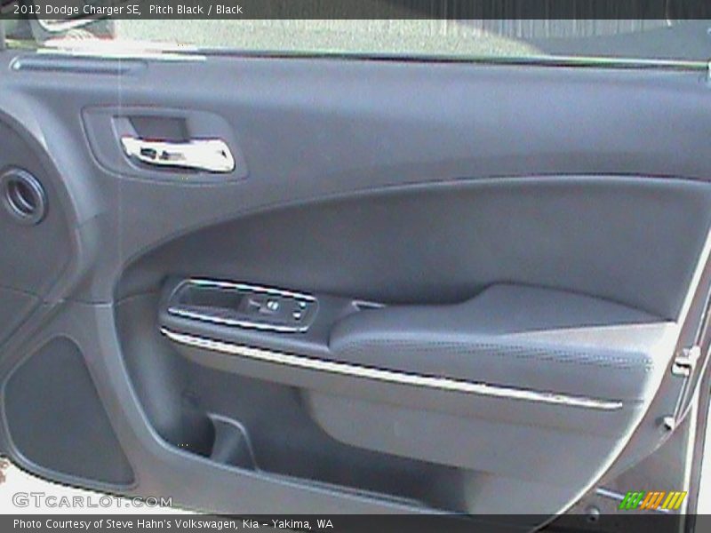 Pitch Black / Black 2012 Dodge Charger SE
