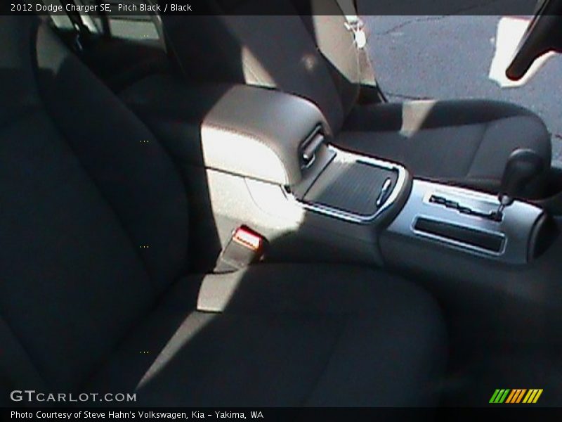 Pitch Black / Black 2012 Dodge Charger SE