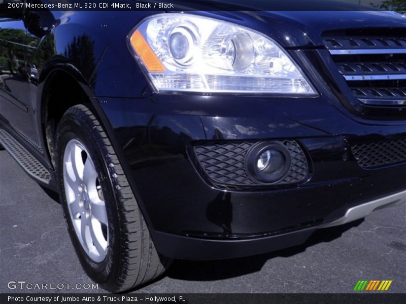 Black / Black 2007 Mercedes-Benz ML 320 CDI 4Matic