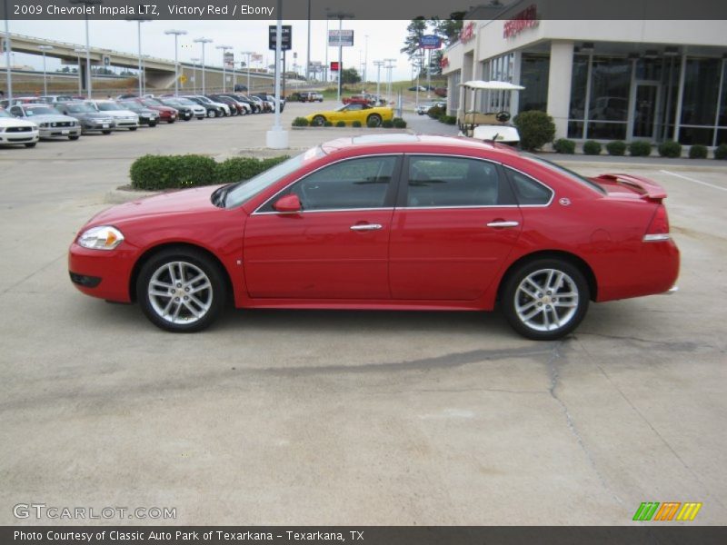 Victory Red / Ebony 2009 Chevrolet Impala LTZ