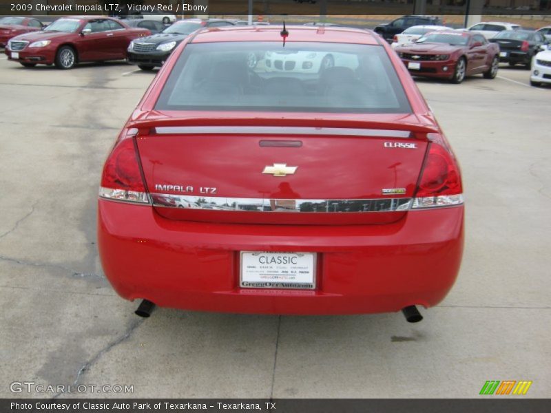 Victory Red / Ebony 2009 Chevrolet Impala LTZ