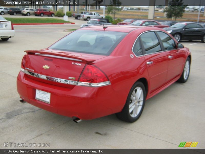 Victory Red / Ebony 2009 Chevrolet Impala LTZ
