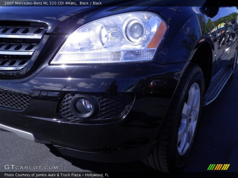 Black / Black 2007 Mercedes-Benz ML 320 CDI 4Matic