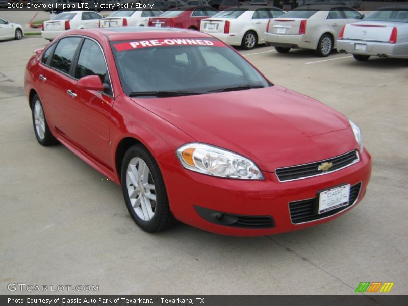 Victory Red / Ebony 2009 Chevrolet Impala LTZ