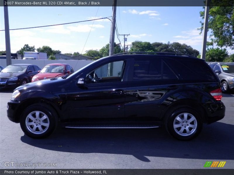 Black / Black 2007 Mercedes-Benz ML 320 CDI 4Matic