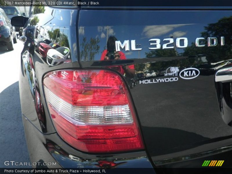 Black / Black 2007 Mercedes-Benz ML 320 CDI 4Matic
