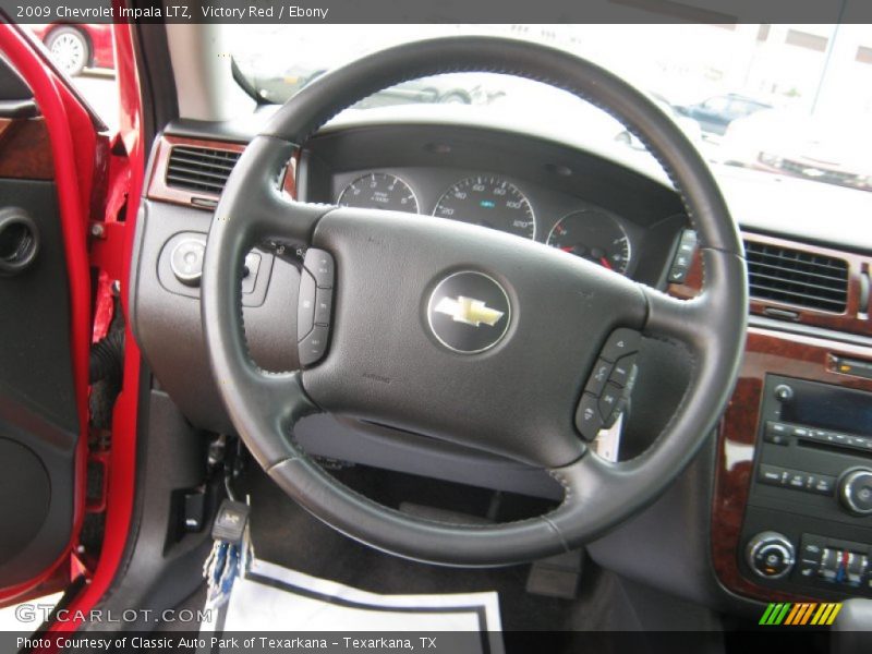 Victory Red / Ebony 2009 Chevrolet Impala LTZ