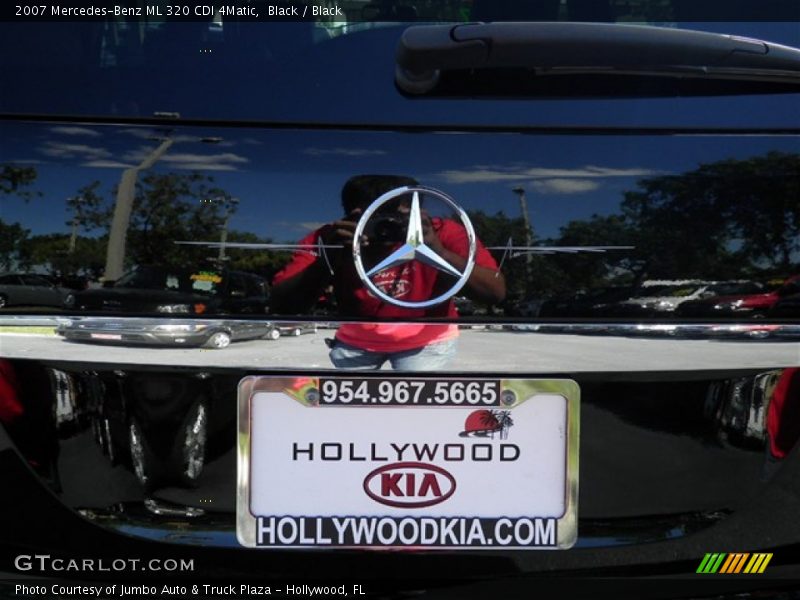 Black / Black 2007 Mercedes-Benz ML 320 CDI 4Matic