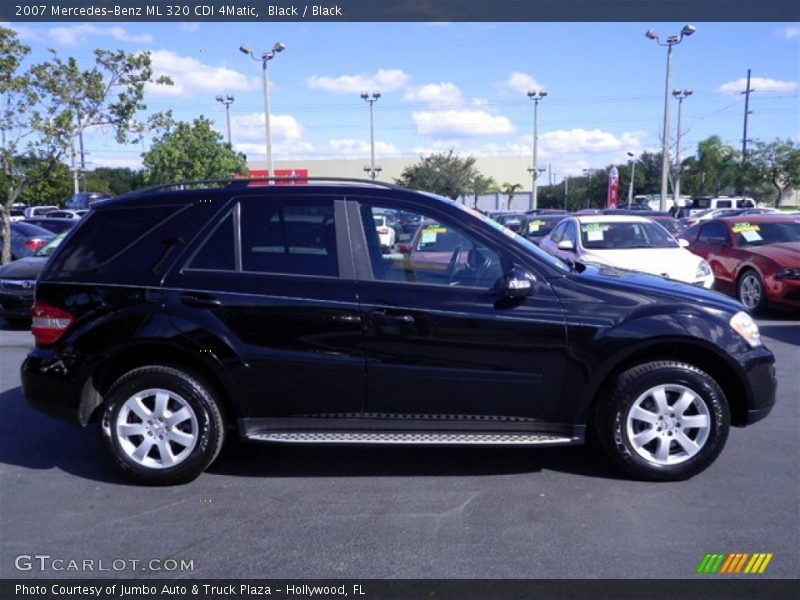 Black / Black 2007 Mercedes-Benz ML 320 CDI 4Matic