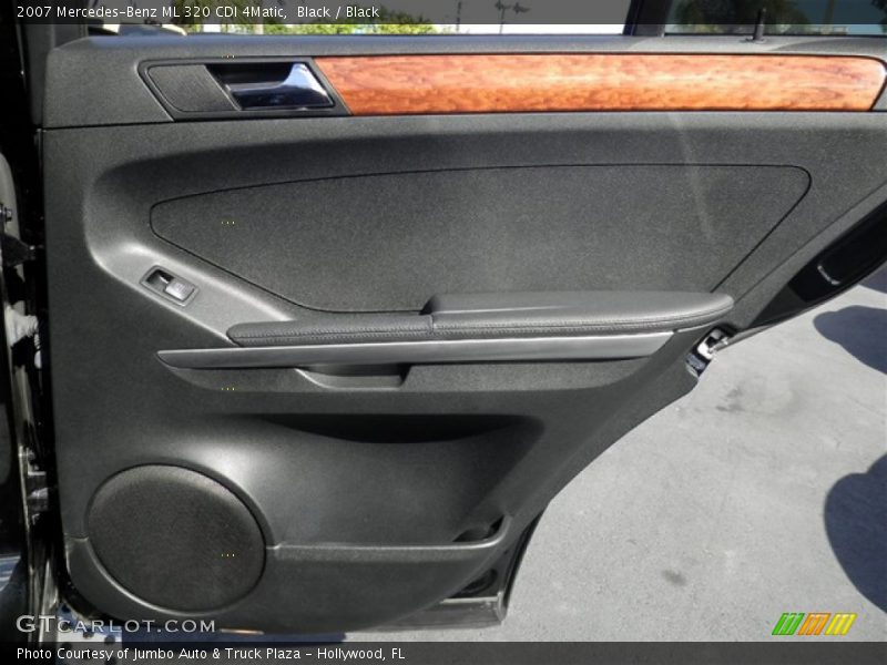 Black / Black 2007 Mercedes-Benz ML 320 CDI 4Matic