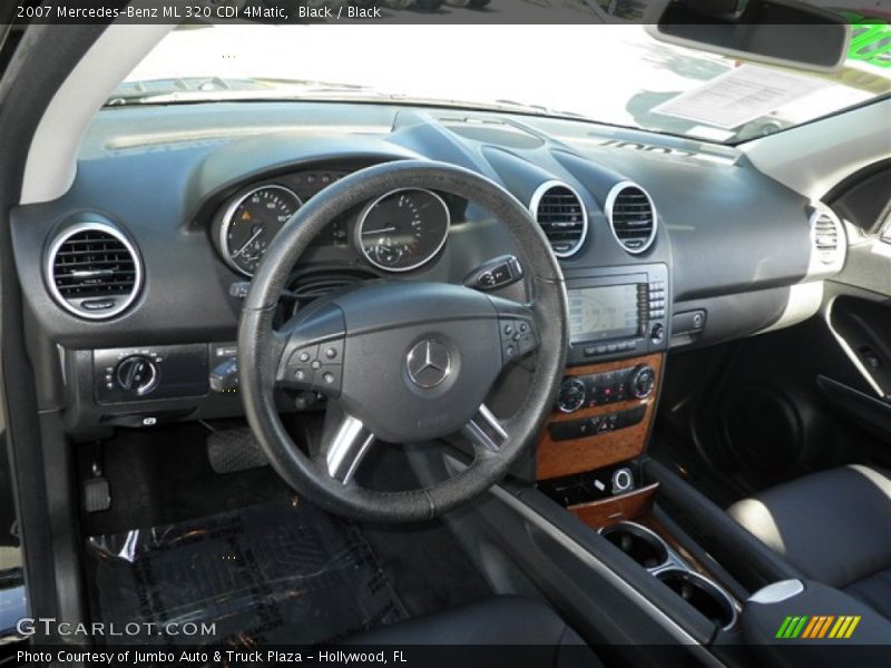 Black / Black 2007 Mercedes-Benz ML 320 CDI 4Matic