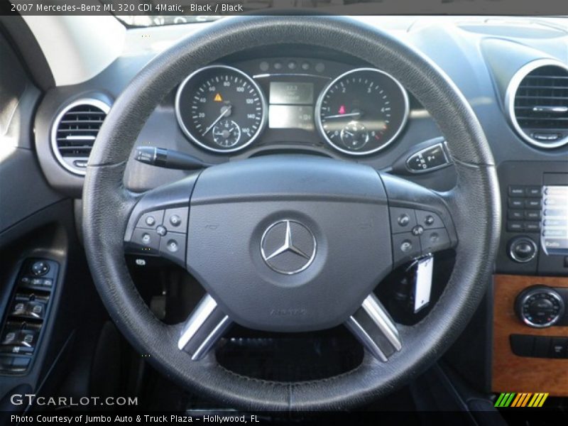 Black / Black 2007 Mercedes-Benz ML 320 CDI 4Matic
