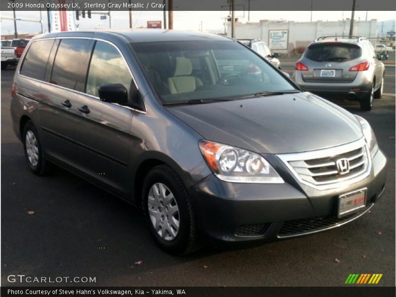 Sterling Gray Metallic / Gray 2009 Honda Odyssey LX