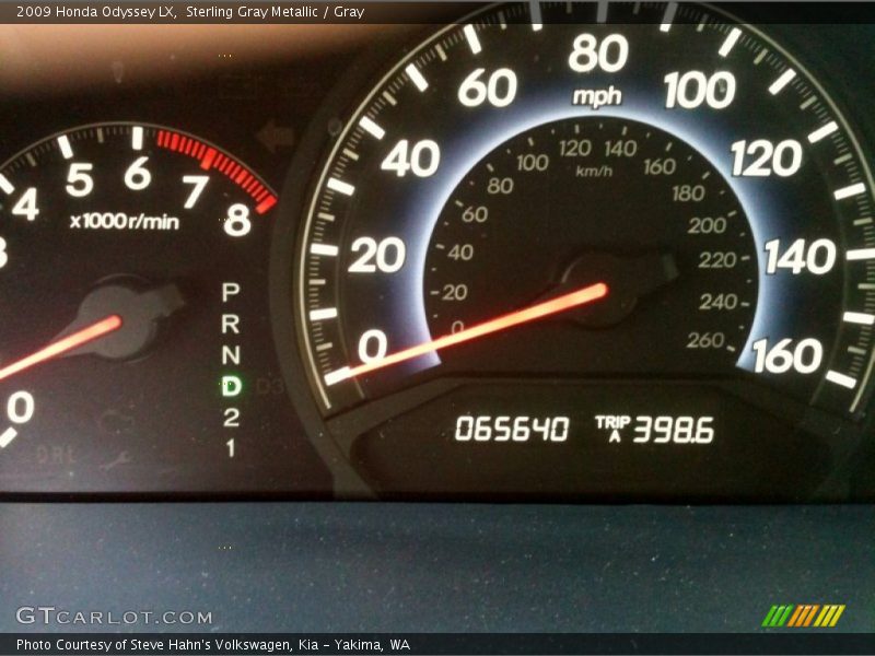 Sterling Gray Metallic / Gray 2009 Honda Odyssey LX