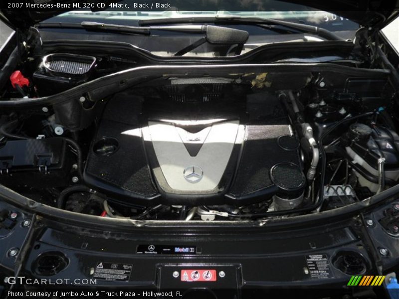 Black / Black 2007 Mercedes-Benz ML 320 CDI 4Matic