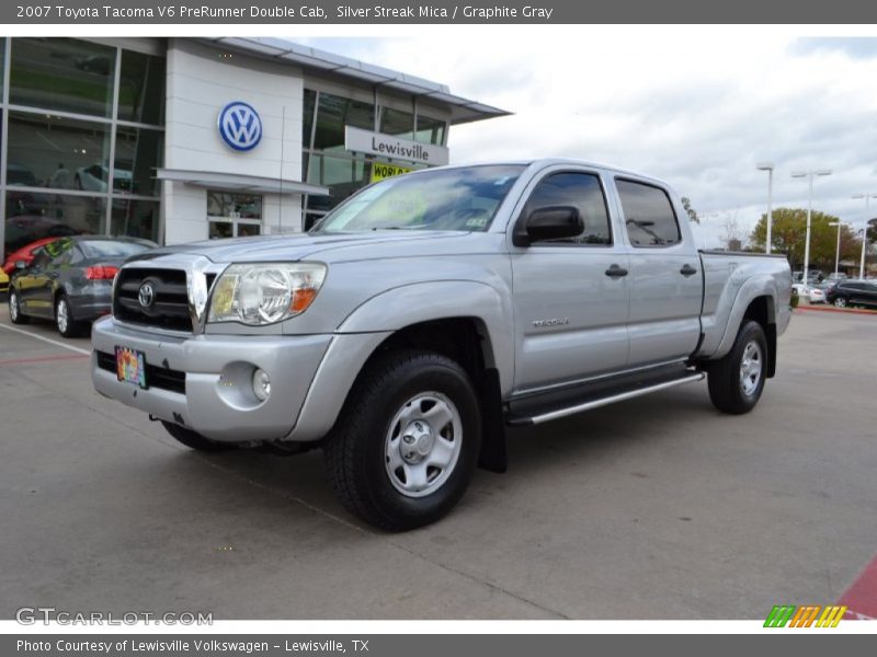 Silver Streak Mica / Graphite Gray 2007 Toyota Tacoma V6 PreRunner Double Cab