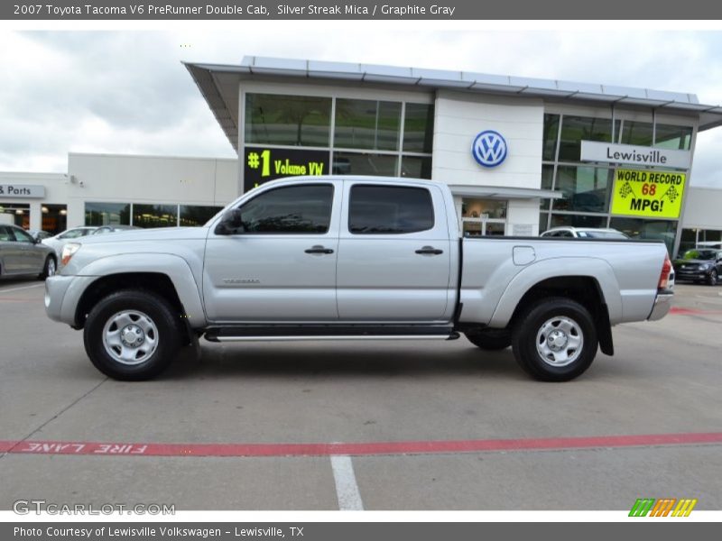 Silver Streak Mica / Graphite Gray 2007 Toyota Tacoma V6 PreRunner Double Cab