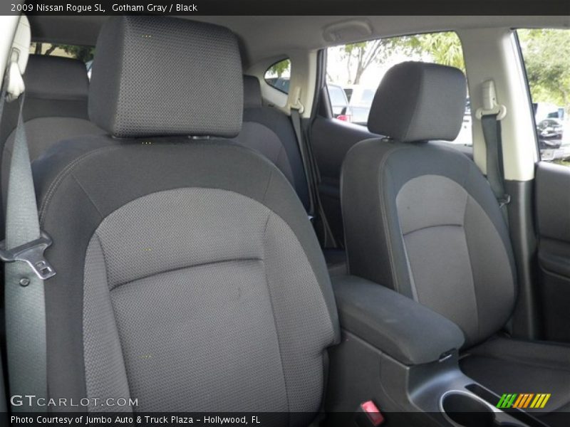 Gotham Gray / Black 2009 Nissan Rogue SL