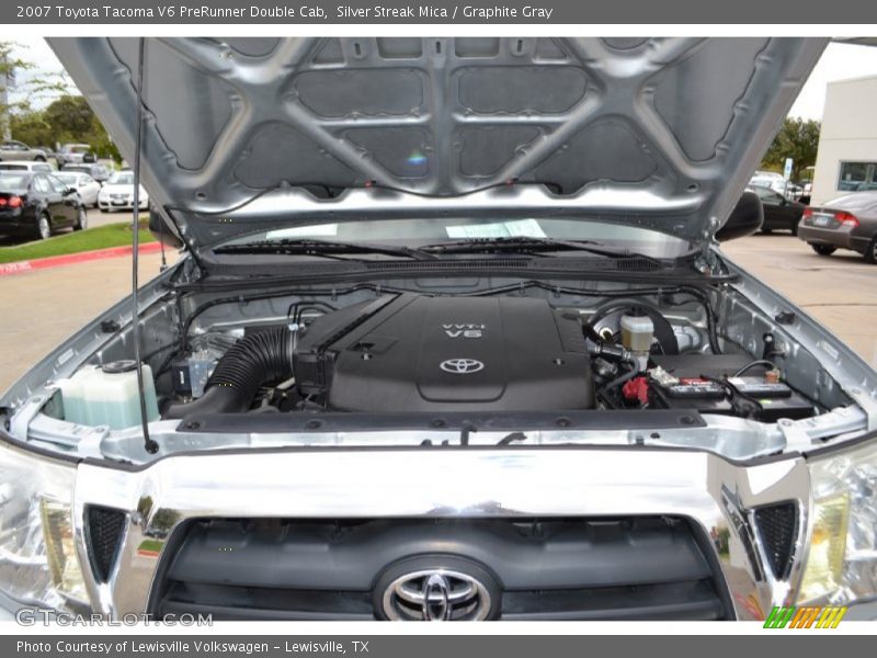 Silver Streak Mica / Graphite Gray 2007 Toyota Tacoma V6 PreRunner Double Cab