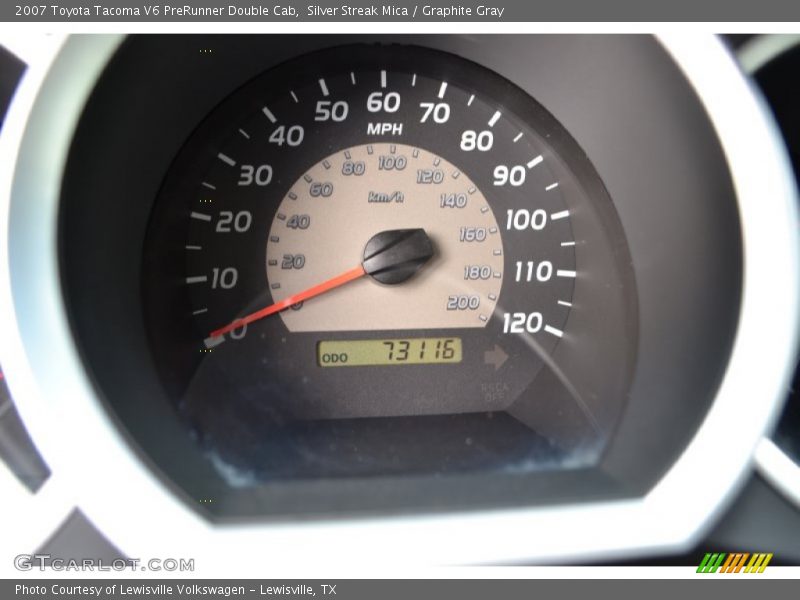 Silver Streak Mica / Graphite Gray 2007 Toyota Tacoma V6 PreRunner Double Cab