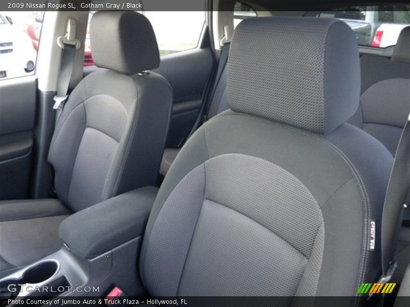 Gotham Gray / Black 2009 Nissan Rogue SL