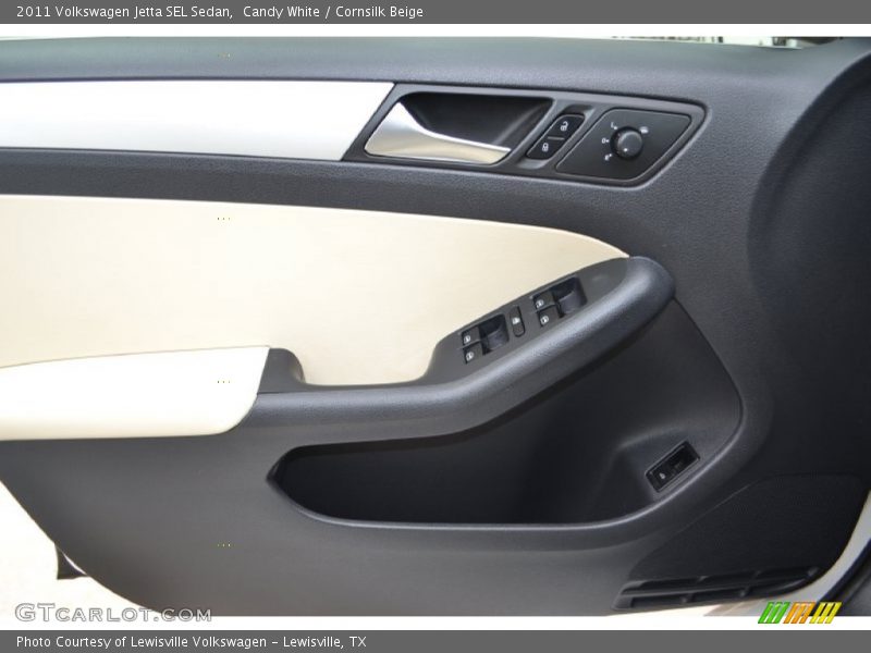 Candy White / Cornsilk Beige 2011 Volkswagen Jetta SEL Sedan