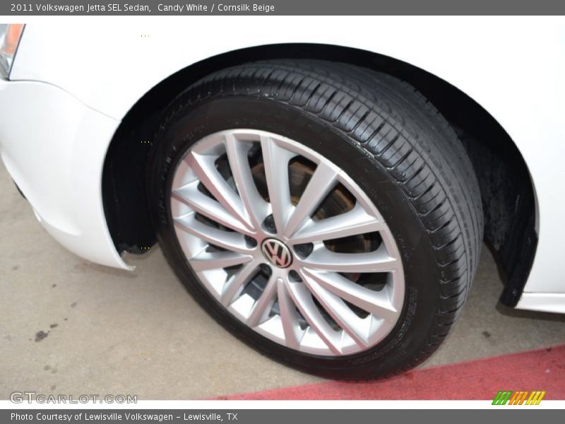 Candy White / Cornsilk Beige 2011 Volkswagen Jetta SEL Sedan