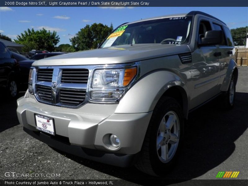 Light Graystone Pearl / Dark Slate Gray/Light Slate Gray 2008 Dodge Nitro SXT