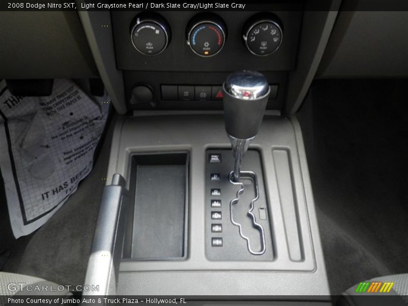 Light Graystone Pearl / Dark Slate Gray/Light Slate Gray 2008 Dodge Nitro SXT