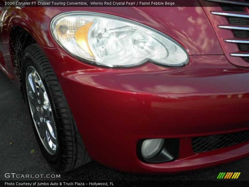 Inferno Red Crystal Pearl / Pastel Pebble Beige 2006 Chrysler PT Cruiser Touring Convertible