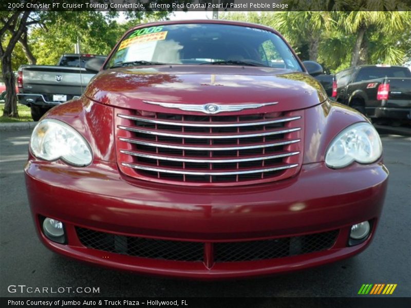 Inferno Red Crystal Pearl / Pastel Pebble Beige 2006 Chrysler PT Cruiser Touring Convertible