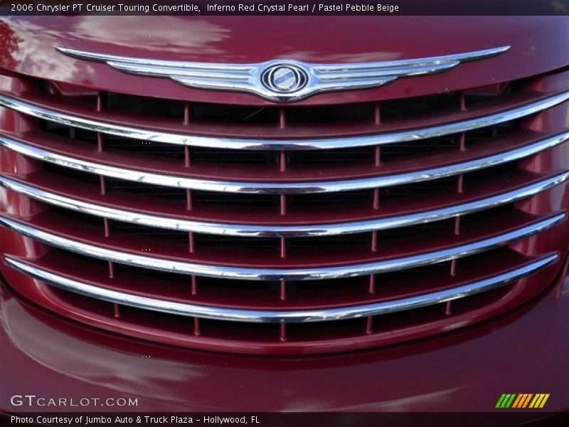 Inferno Red Crystal Pearl / Pastel Pebble Beige 2006 Chrysler PT Cruiser Touring Convertible