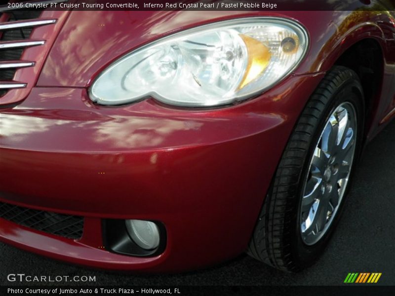 Inferno Red Crystal Pearl / Pastel Pebble Beige 2006 Chrysler PT Cruiser Touring Convertible